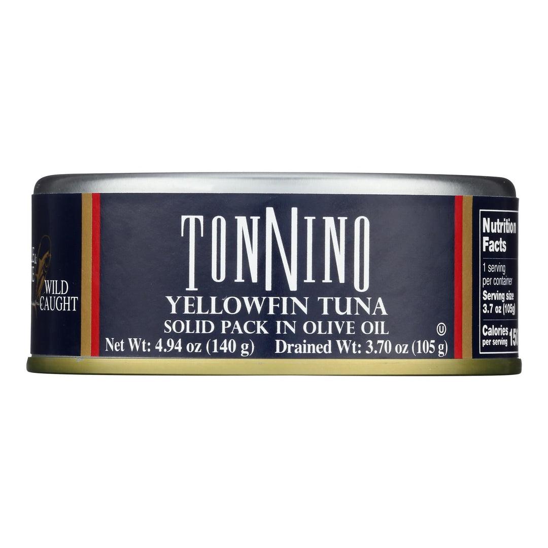 Tonnino Tuna - Light Tuna In Oil - Case Of 12 - 4.94 Oz - Maras Green