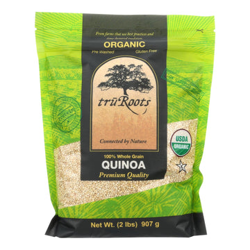 Truroots Organic Quinoa - Whole Grain - Case Of 6 - 32 Oz. - Maras Green