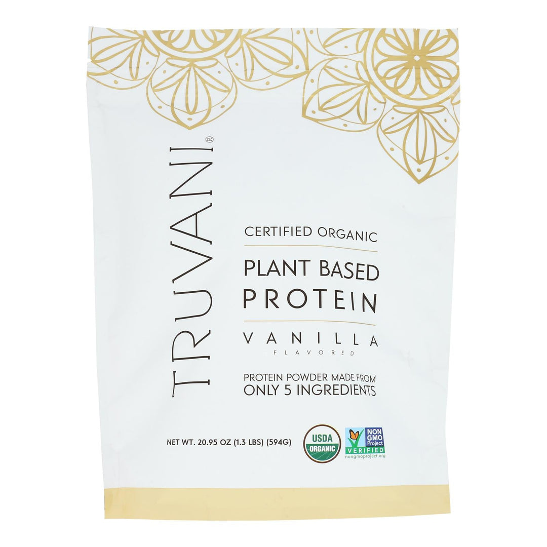 Truvani - Protein Powder Vanilla - 1 Each - 20.95 Oz - Maras Green