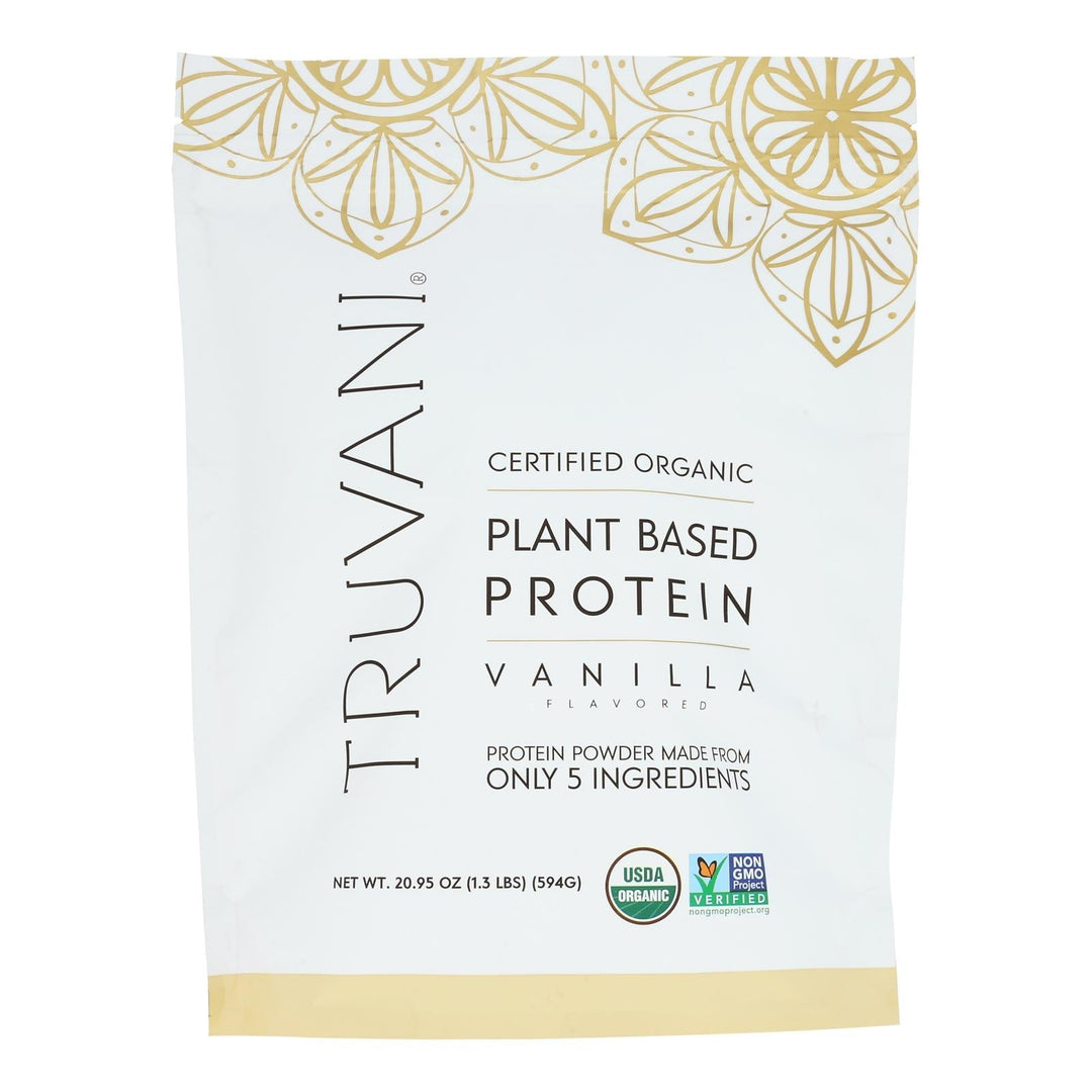 Truvani - Protein Powder Vanilla - 1 Each - 20.95 Oz - Maras Green