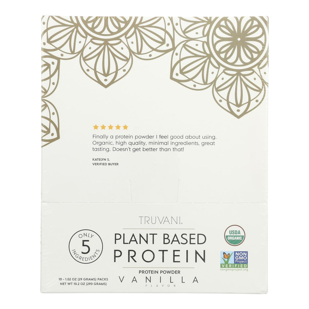 Truvani - Protein Powder Vanilla 10 Pack - 1 Each - 10/1.02z - Maras Green