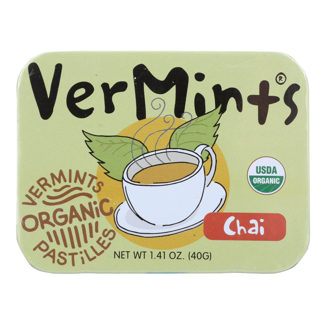 Vermints Pastilles - All Natural - Chai - 1.41 Oz - Case Of 6 - Maras Green