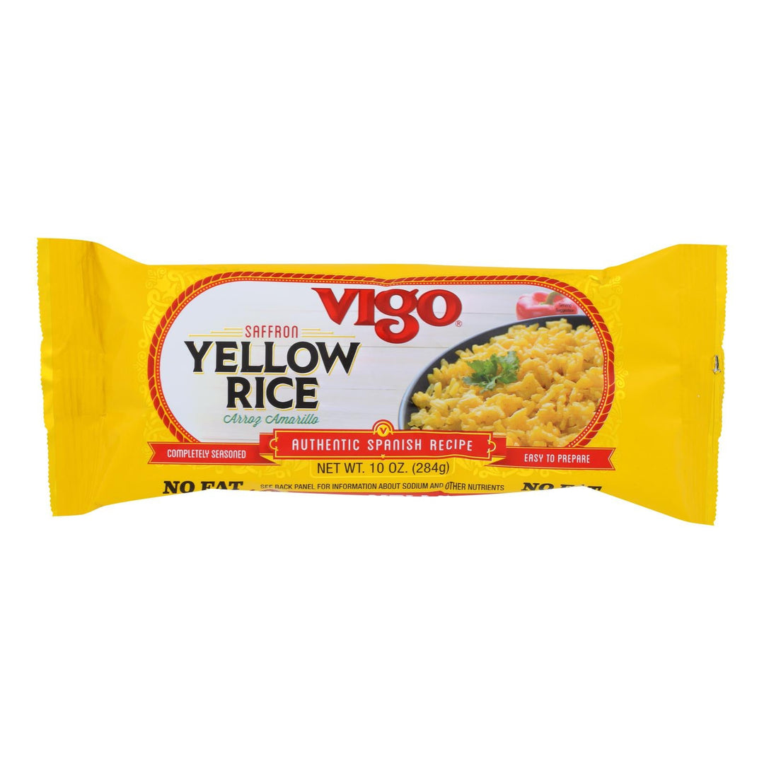 Vigo Yellow Rice - Case Of 12 - 10 Oz. - Maras Green