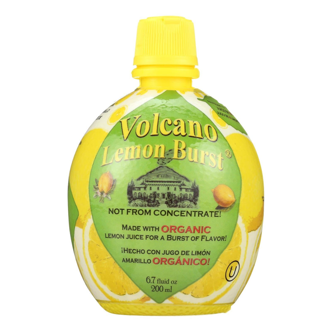 Volcano Lemon Burst Juice - Case Of 12 - 6.7 Oz - Maras Green