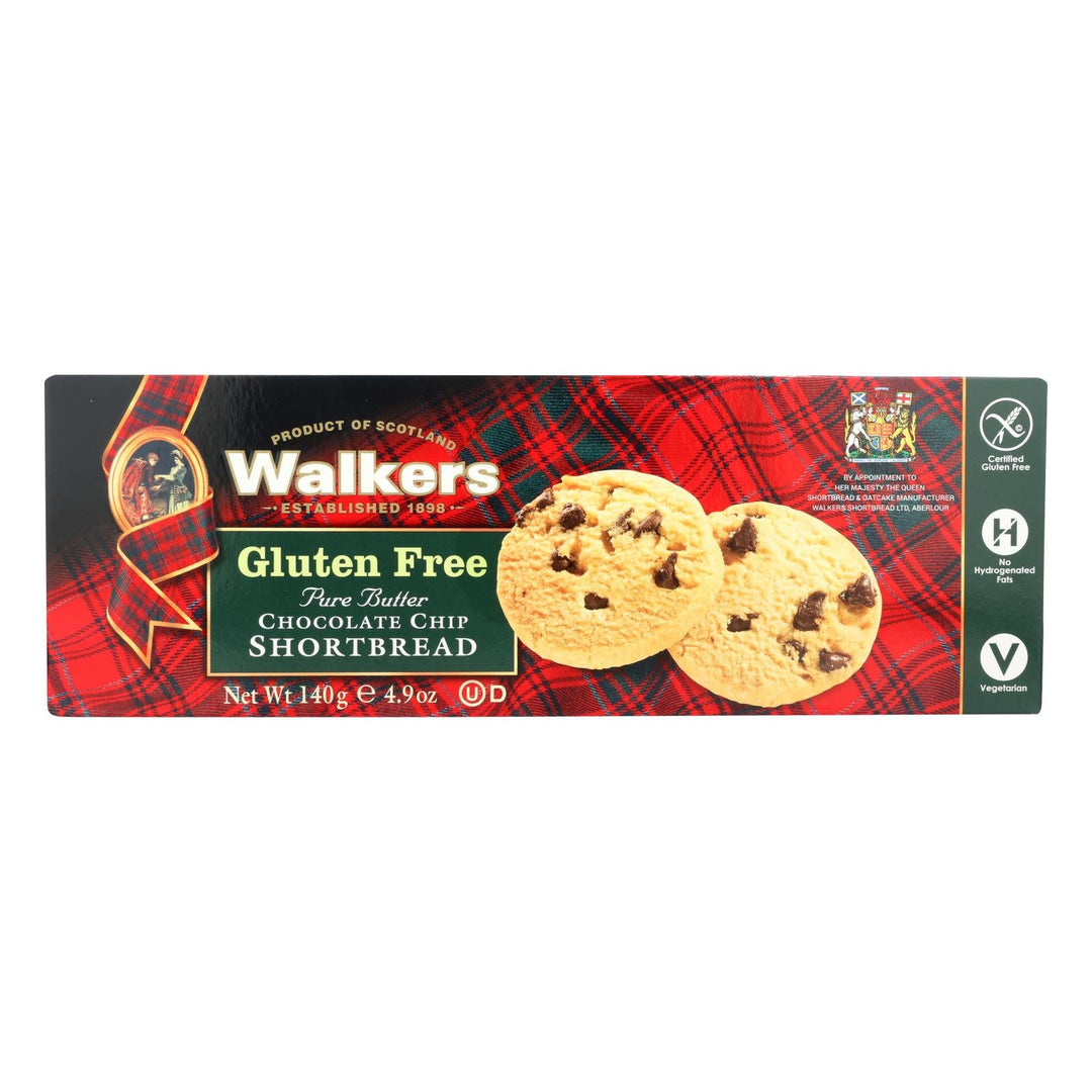 Walkers Shortbread - Chocolate Chip - Case Of 6 - 4.9 Oz. - Maras Green