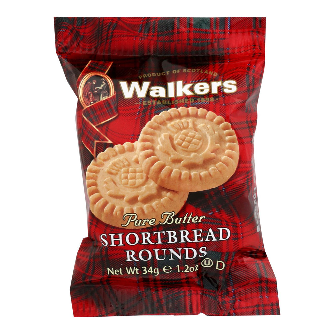 Walkers Shortbread Cookies - Case Of 22 - 1.2 Oz - Maras Green