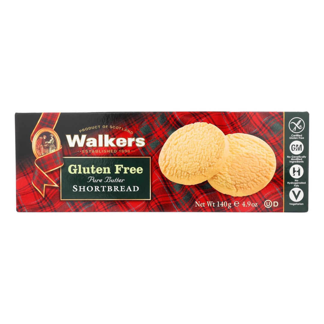 Walkers Shortbread Short Bread Cookies - Round - Case Of 6 - 4.9 Oz. - Maras Green