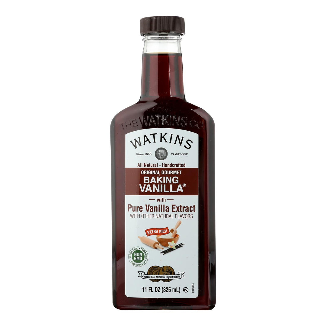 Watkins - Extract Vanilla Baking Original - Case Of 12 - 11 Fz - Maras Green