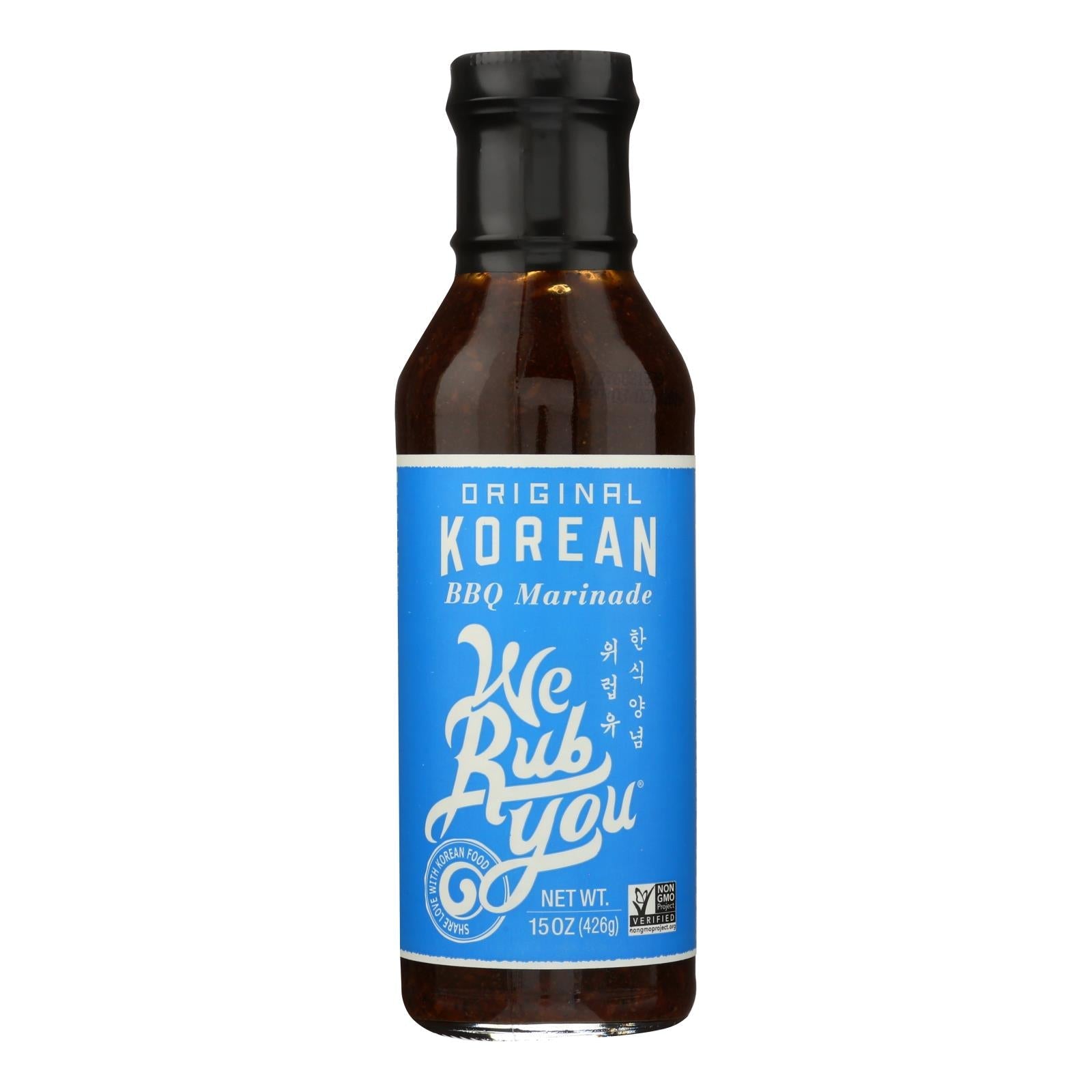 We Love You - Kor Bbq Sauce & Mrnde Original - Case Of 6 - 15 Oz - Maras Green