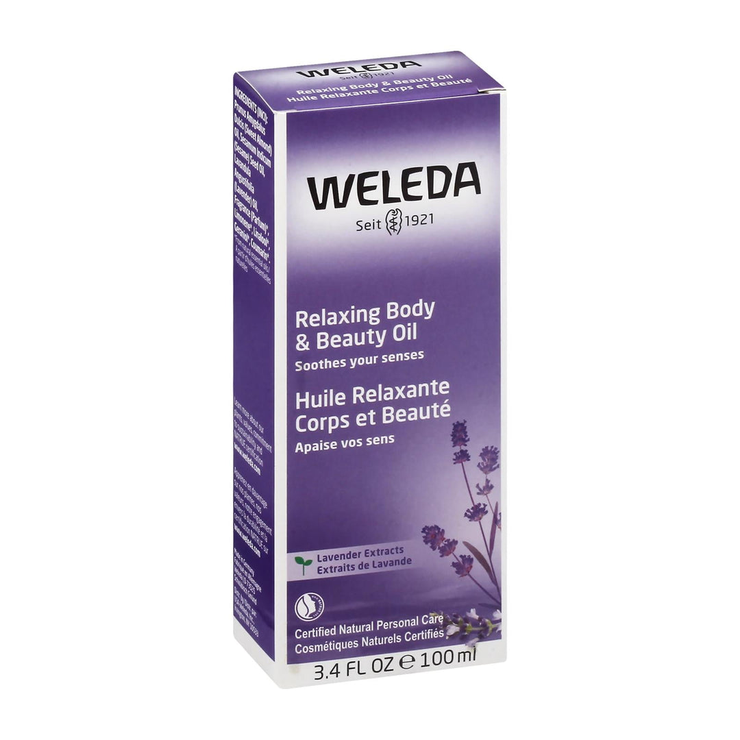 Weleda Relaxing Body Oil Lavender - 3.4 Fl Oz - Maras Green