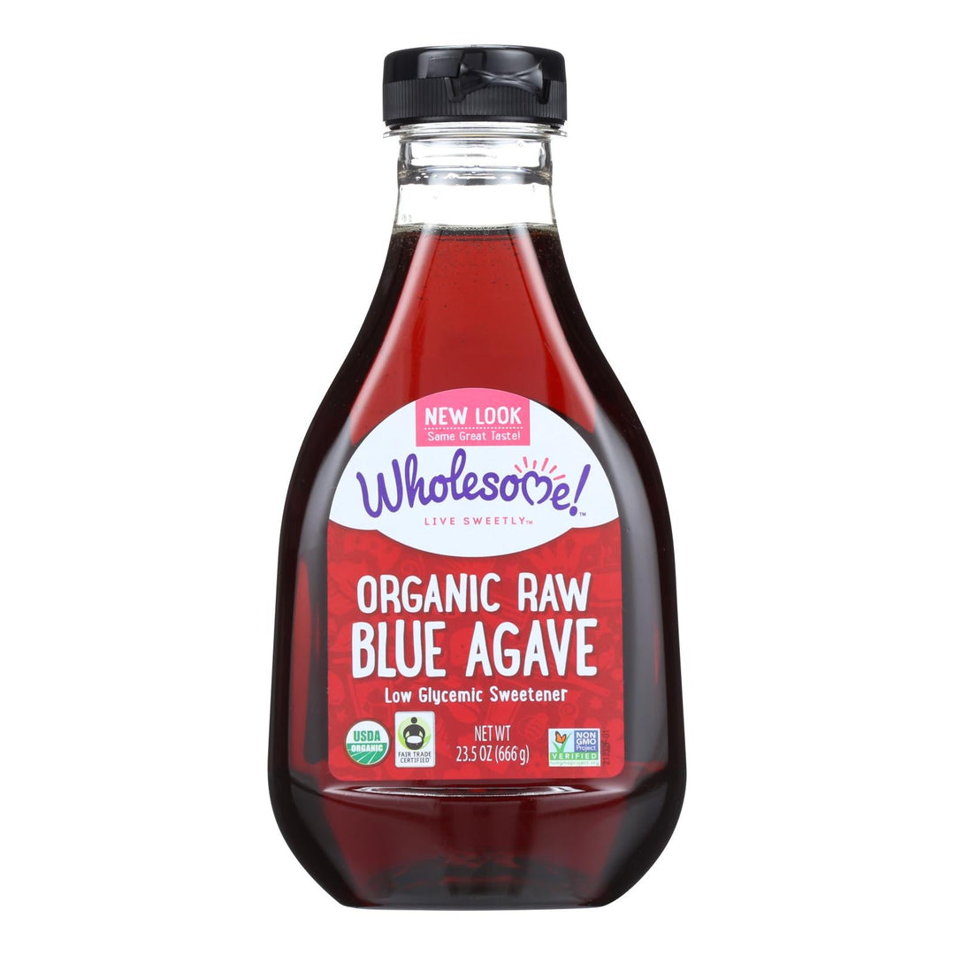 Wholesome Sweeteners Organic Raw Blue Agave - Case Of 6 - 23.5 Oz. - Maras Green