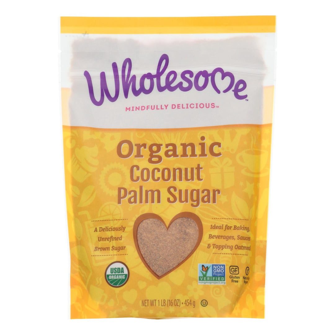 Wholesome Sweeteners Sugar - Organic - Coconut Palm - 16 Oz - Case Of 6 - Maras Green