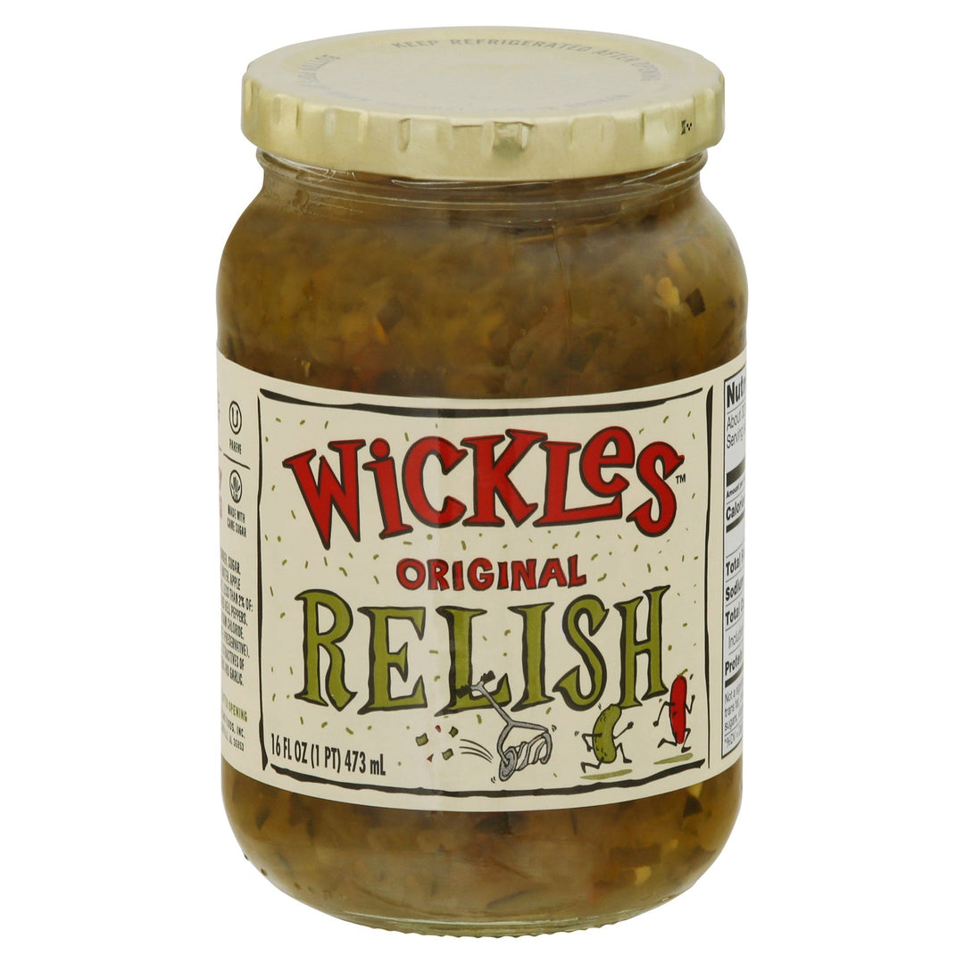 Wickles Relish - Original - Case Of 6 - 16 Fl Oz - Maras Green