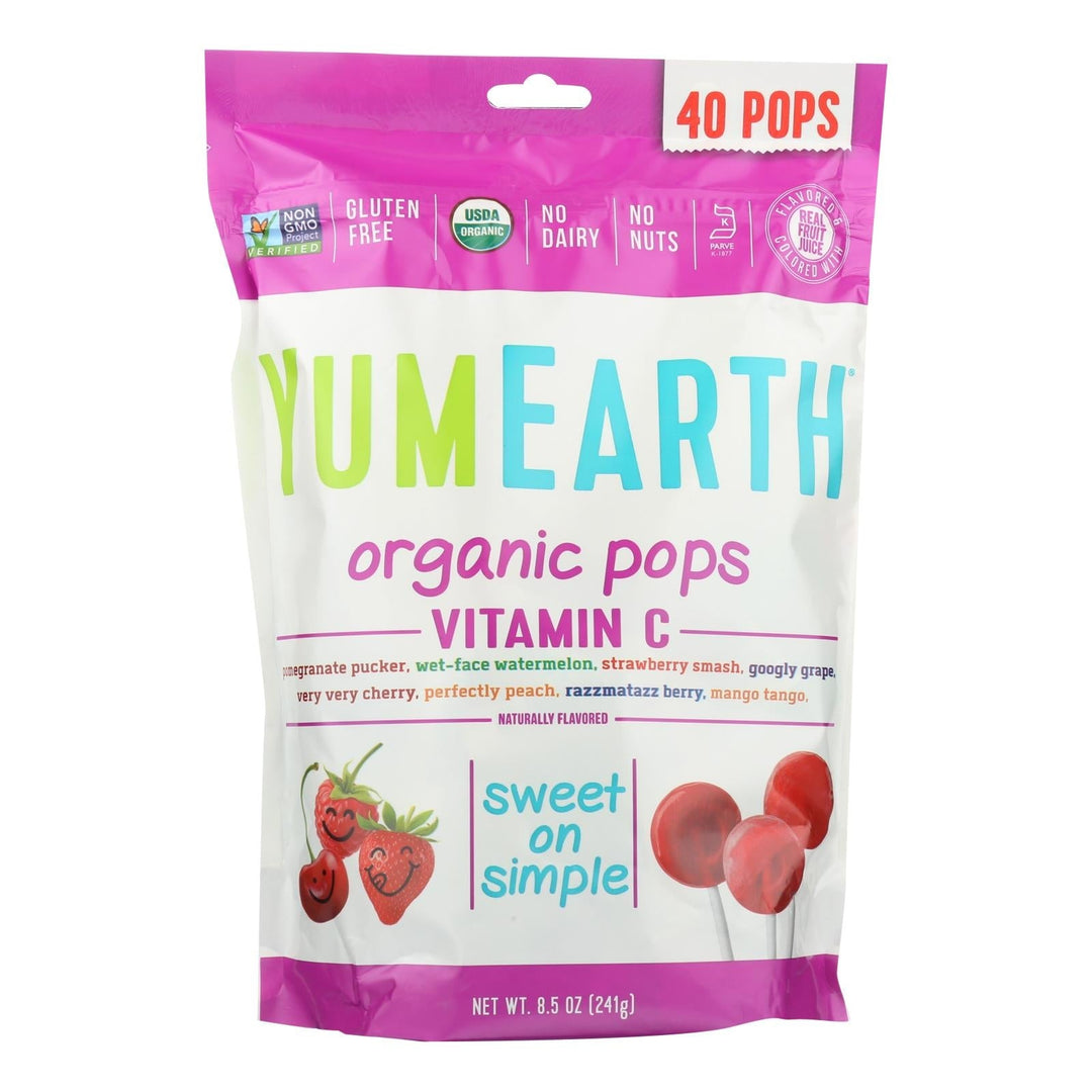 Yumearth® Organic Pops - Case Of 12 - 8.5 Oz - Maras Green