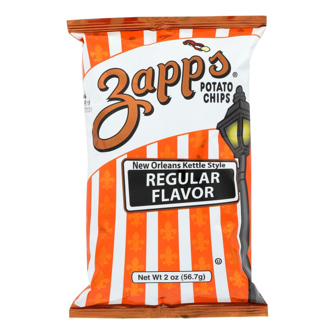 Zapps Potato Chips Chips - Regular 2 Oz - Case Of 25 - 2 Oz - Maras Green