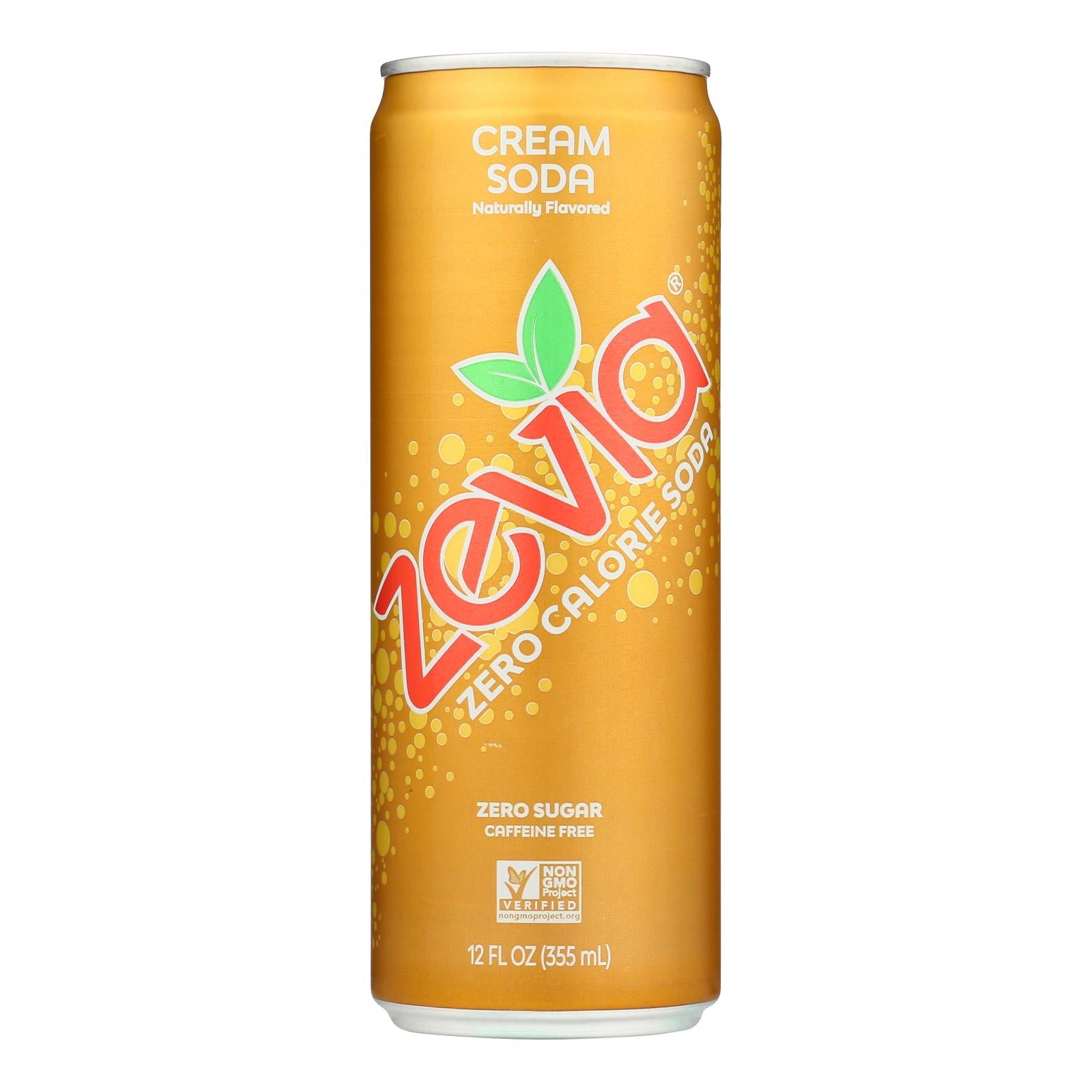 Zevia - Soda Cream Soda - Case Of 12 - 12 Fz - Maras Green