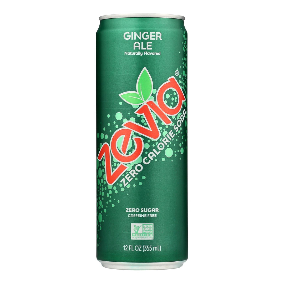 Zevia - Soda Ginger Ale - Case Of 12 - 12 Fz - Maras Green