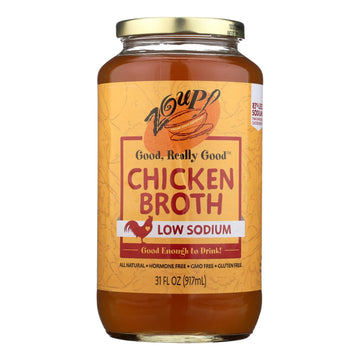 Zoup! Good, Really Good Chicken Broth - Case Of 6 - 31 Fz - Maras Green