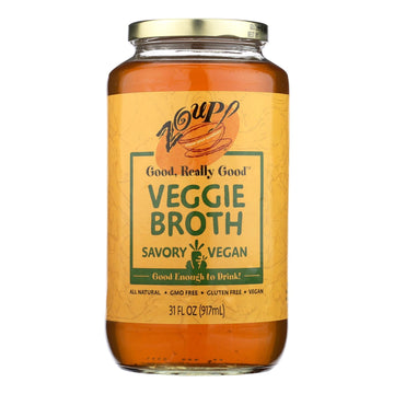 Zoup! Good, Really Good Zoup, Good, Really Good, Veggie Broth - Case Of 6 - 31 Fz - Maras Green