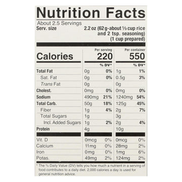 Lundberg Family Farms - Rice And Seasoning Mix - Cilantro Lime - Case Of 6 - 5.50 Oz. - Maras Green