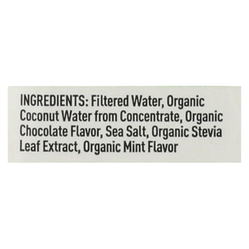 Nooma Electrolite Drink - Organic - Chocolate Mint - Case Of 12 - 16.9 Fl Oz - Maras Green