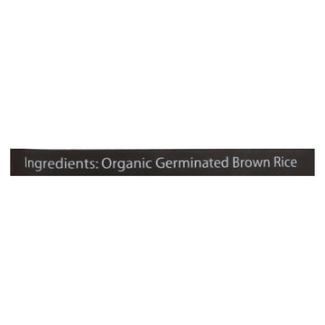 Truroots Organic Germinated Brown Rice - Whole Grain - Case Of 6 - 14 Oz. - Maras Green