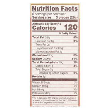 Back To Nature Multigrain Flatbread - Pink Himalayan Salt - Case Of 6 - 5.5 Oz - Maras Green