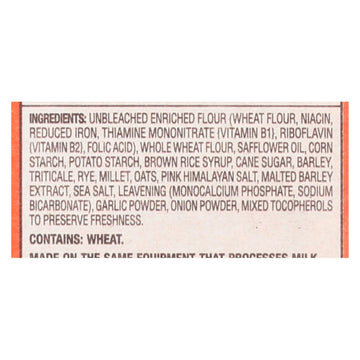 Back To Nature Multigrain Flatbread - Pink Himalayan Salt - Case Of 6 - 5.5 Oz - Maras Green