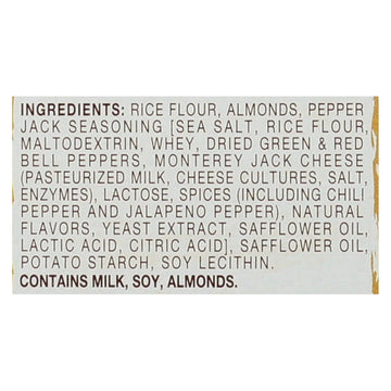 Blue Diamond - Nut Thin Crackers - Pepper Jack - Case Of 12 - 4.25 Oz. - Maras Green