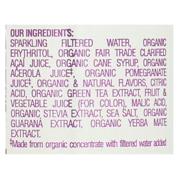 Sambazon Organic Amazon Energy Drink - Low Calorie - Case Of 12 - 12 Fl Oz - Maras Green