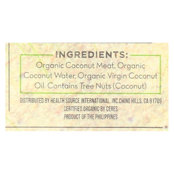 Nuco Original Organic Coconut Wraps - Case Of 12 - 2.47 Oz - Maras Green