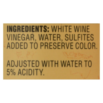 Reese - White Wine Vinegar - Case Of 6 - 12.7 Fl Oz. - Maras Green