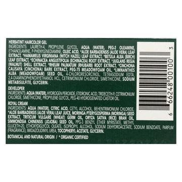 Herbatint Permanent Herbal Haircolour Gel 1n Black - 135 Ml - Maras Green