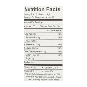 Divina - Organic Greek Mixed Olives - Case Of 6 - 6.35 Oz. - Maras Green