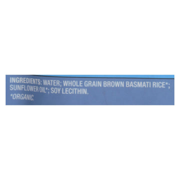 Seeds Of Change Organic Rishikesh Brown Basmati Rice - Case Of 12 - 8.5 Oz. - Maras Green