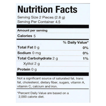 Pur Gum - Spearmint - Aspartame Free - 9 Pieces - 12.6 G - Case Of 12 - Maras Green