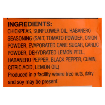 Biena Chickpea Snacks - Habanero - Case Of 8 - 5 Oz. - Maras Green