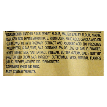 Reese Croutons Homestyle Garlic Butter - Case Of 12 - 5 Oz. - Maras Green