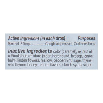 Ricola - Cough Drop Honey Herb - Case Of 6 - 45 Ct - Maras Green