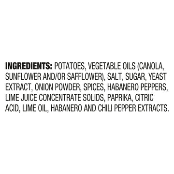 Kettle Brand - Chips Krinkle Hab Lime - Case Of 15 - 5 Oz - Maras Green