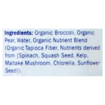 Cerebelly - Puree Broccoli Pear - Case Of 6-4 Oz - Maras Green