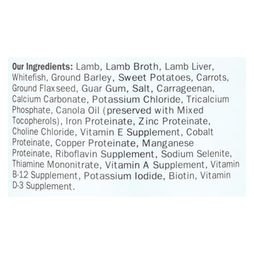 Wellness Pet Products Dog Food - Lamb And Sweet Potato Recipe - Case Of 12 - 12.5 Oz. - Maras Green