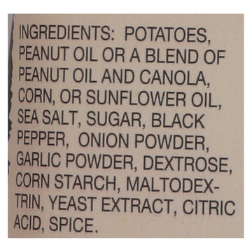 Dirty Chips - Potato Chips - Cracked Pepper And Salt - Case Of 25 - 2 Oz - Maras Green