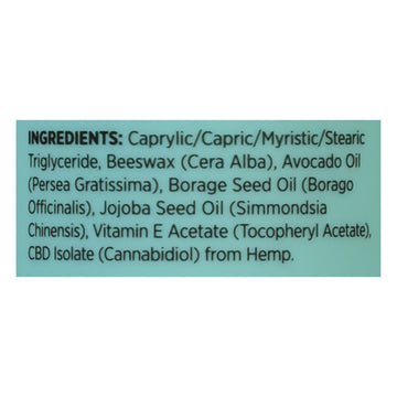 Shikai Products - Cbd Balm Unscented - 1 Each-1.65 Oz - Maras Green