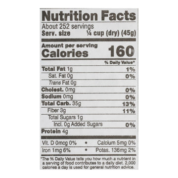 Lundberg Family Farms Wild Blend Whole Grain Brown Rice - Single Bulk Item - 25lb - Maras Green