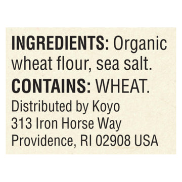 Koyo Organic Udon Noodles - Case Of 12 - 8 Oz - Maras Green