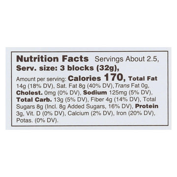 Lake Champlain Chocolates Chocolate Bar - Almonds & Sea Salt. 72% Cocoa Dark. - Case Of 12 - 3 Oz. - Maras Green