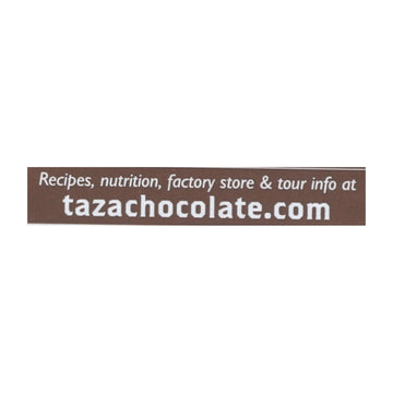Taza Chocolate Organic Chocolate Mexicano Discs - Super Dark - Case Of 12 - 2.7 Oz. - Maras Green