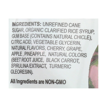 Treehugger Natural Bubble Gum Filled Lollipops  - Case Of 6 - 5.07 Oz - Maras Green