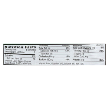 Nugo Nutrition Bar Nugo Slim Bar - Chocolate Mint - Case Of 12 - 1.59 Oz - Maras Green
